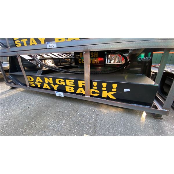 MOWER KING SSRC 72" HYDRAULIC SKID STEER BRUSH MOWER ATTACHMENT