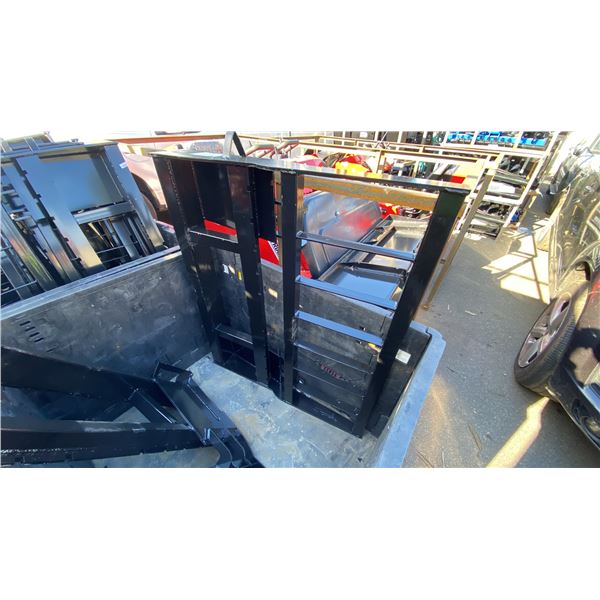 AGT INDUSTRIAL SAII100 SKID STEER PALLET FORK ATTACHMENT WITH 48" FORKS