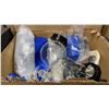Image 2 : 2 BOXES OF ASSORTED LABORATORY GLASSWARE & PARTS