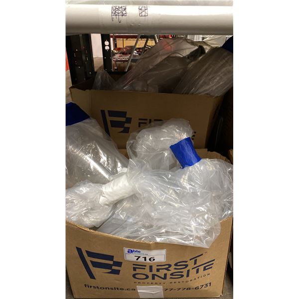 2 BOXES OF ASSORTED LABORATORY GLASSWARE