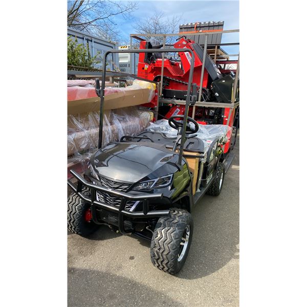 *PARTS ONLY* SDLANCH SDLGC80 BLACK 4 SEAT ELECTRIC GOLF CART WITH 4KW AC MOTOR, 50 MILE RANGE