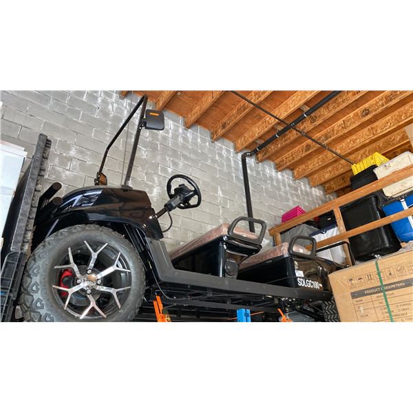 *PARTS ONLY* SDLANCH SDLGC100 BLACK 6 SEAT ELECTRIC GOLF CART WITH 4KW AC MOTOR, 50 MILE RANGE