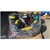 Image 1 : PALLET OF 5 HENRY RED SMALL SHOP VACS WITH ASSORTED HOSE AND ATTACHMENTS