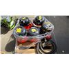 Image 2 : PALLET OF 5 HENRY RED SMALL SHOP VACS WITH ASSORTED HOSE AND ATTACHMENTS