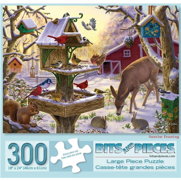 Bits and Pieces 300-Piece Jigsaw Puzzle – Summer Feasting