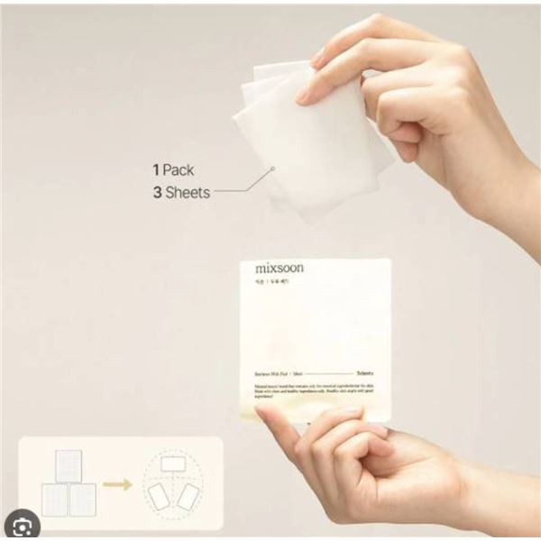 Mixsoon Soybean Milk Pad, 10 Sheets, 160 ml, Skincare Product