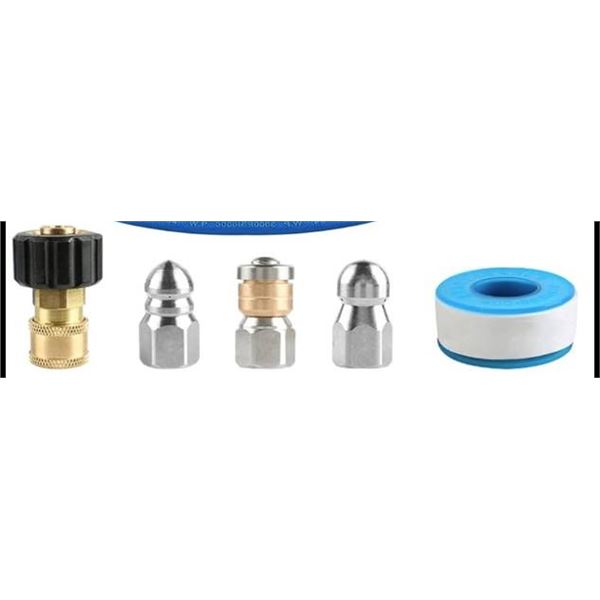 High Pressure Washer Sewer Nozzle Set Made in China