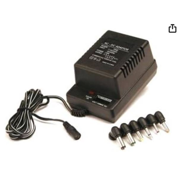 Vct VX-79NP Multi-Purpose AC to DC Adapter Voltage Converter 110V to 240V with Multiple DC Output