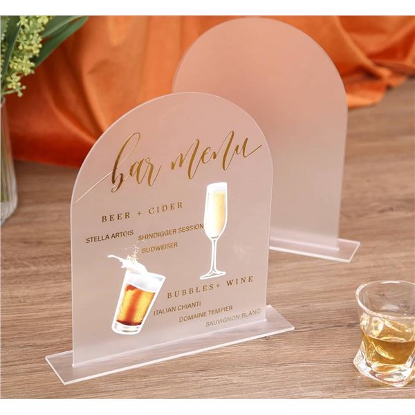UNIQOOO Wedding Stationery Collection Acrylic Signs and Wax Stamping Kit