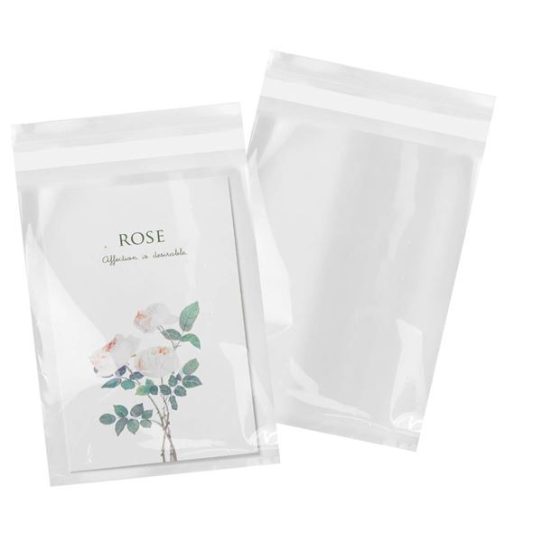 IMailer 200 pcs 5 x 7 Resealable Cellophane Bags Transparent