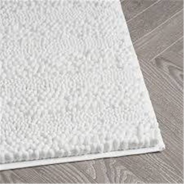 Cushioned Spa Bath Mat, 60 cm x 91 cm, White