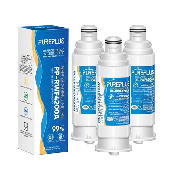 PurePlus PP-RWF4200A Replacement Water Filters, 3-Pack