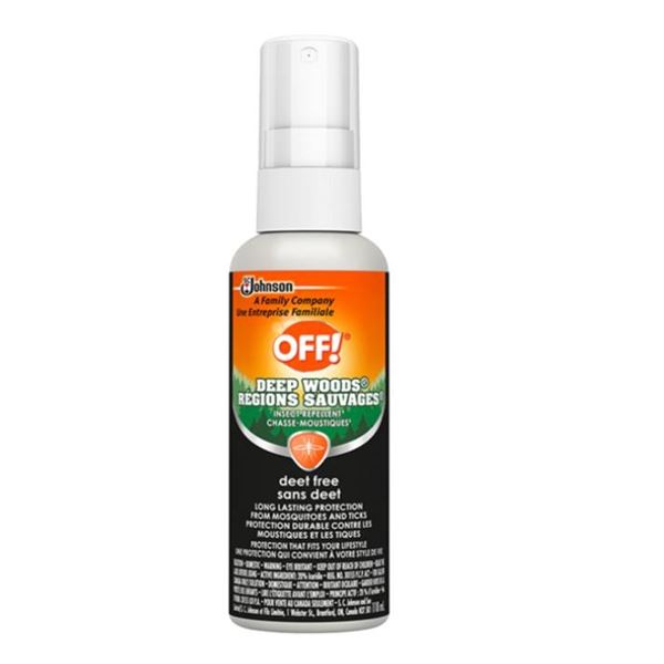 OFF! Deep Woods Insect Repellent Spray, Deet-Free, Lot of 3 Bottles, 4 oz Each