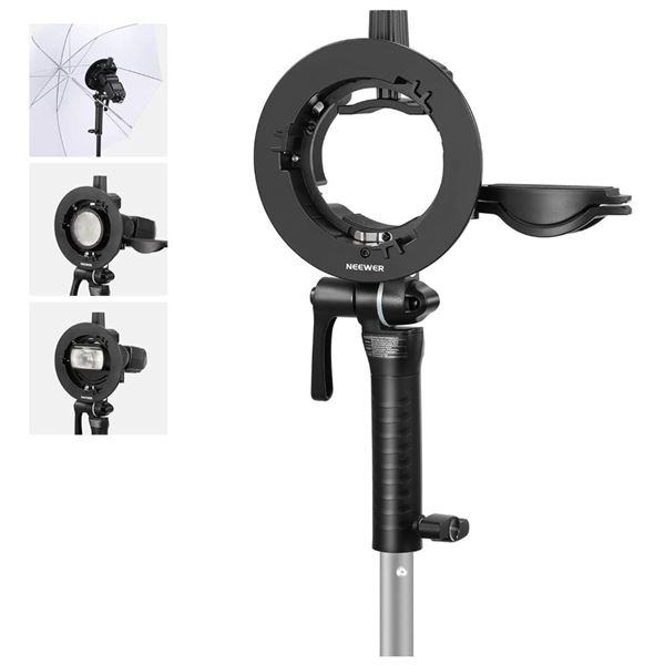 Neewer CRB2 S-Type Flash Bracket Bowens Mount