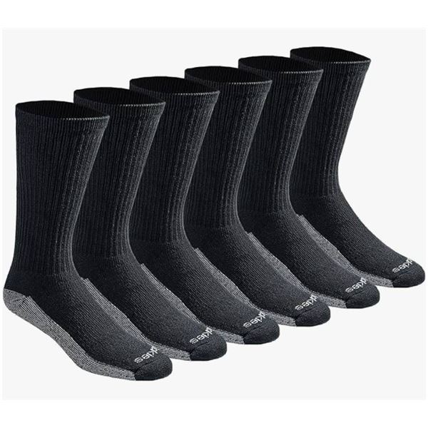 11 Pairs of Dickies Men Dri-tech Essential Moisture Control Crew Socks