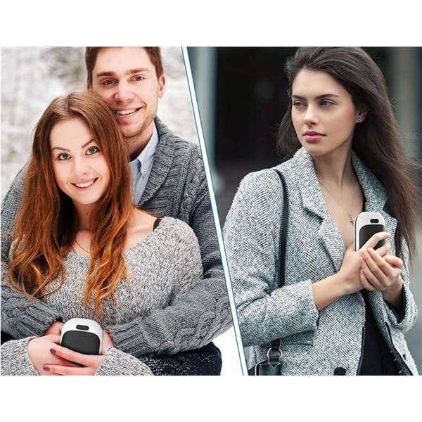 Fitfirst Portable Hand Warmer 10000mAh Rechargeable Electric Pocket Hand Warmers Power Bank Charger 