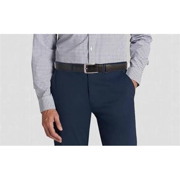 Roots XL/XLTG Leather Belt Black 40-42 with Metal Buckle