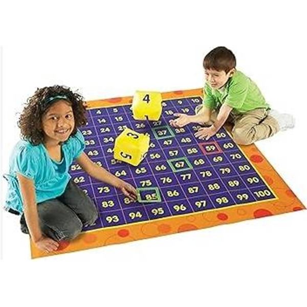 Learning Resources Hundred Activity Mat for Ages 5 and Up