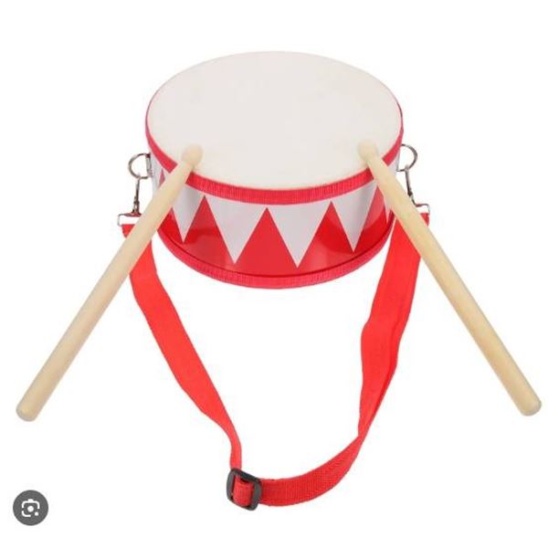 Orff Percussion Snare Drum With Sticks – Model X003ZPB8BX