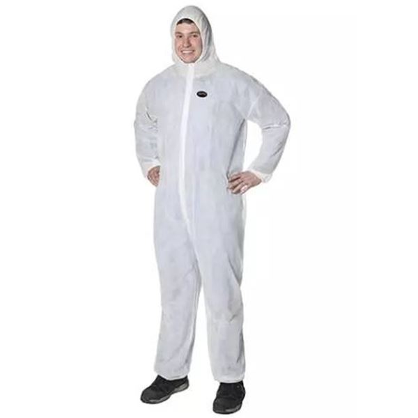 Lot of 3- Pioneer Antistatic Microporous Coveralls with Hood, SureWerx