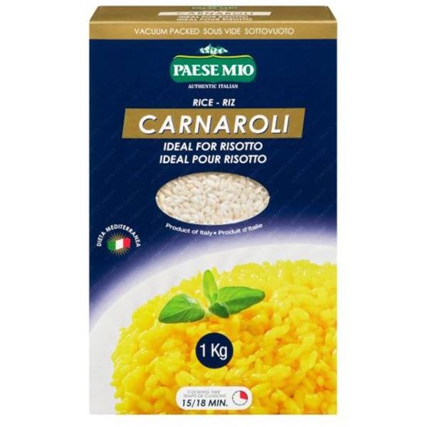 Paese Mio Carnaroli Rice 1 Kg – Ideal for Risotto