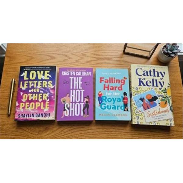 Four Fiction Books Including Shaylin Gandhi and Kristen Callihan