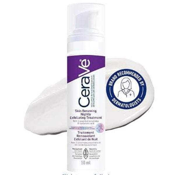 CeraVe Skin Renewing Nightly Exfoliating Treatment, 50 mL