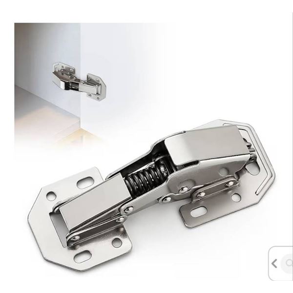 Ravinte 1/2 Inch Overlay Soft Close Hinges – 10 Pack for Kitchen Cabinets