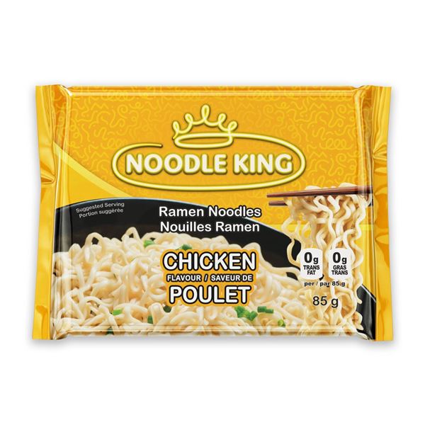 Noodle King Instant Ramen, Chicken Flavor, 24 Packs x 85g
