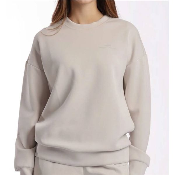 Lazypants L/G Beige Crewneck Sweatshirt Size Large