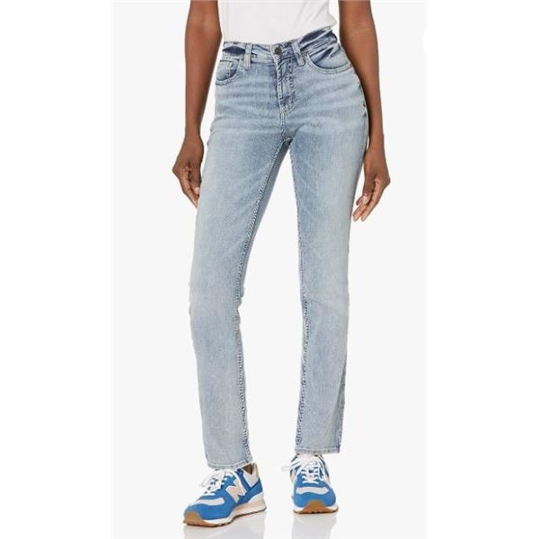Authentic Silver Jeans Co. 12×31 Curvy High Slim Straight