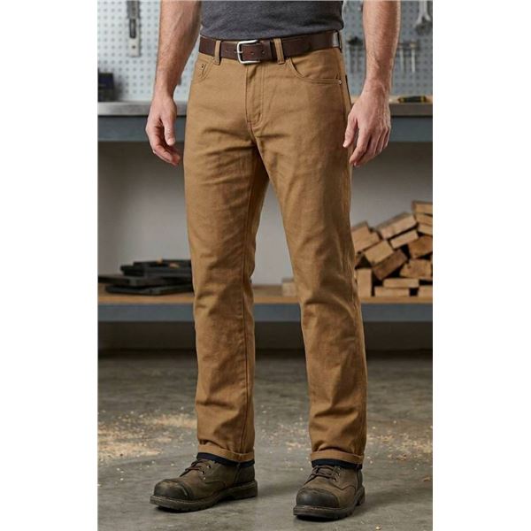 CAT Fleece Lined Canvas Pants, Size 30 x 30, Style 1640005