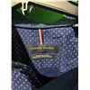 Image 4 : Tommy Hilfiger Men’s 2XL Navy Dotted Long Sleeve Button Shirt, Regular Fit