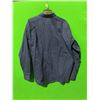 Image 5 : Tommy Hilfiger Men’s 2XL Navy Dotted Long Sleeve Button Shirt, Regular Fit