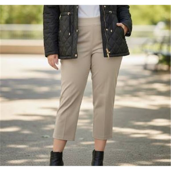 Hilary Radley Women’s Slim Leg Pants, Size 14, 26-inch Inseam