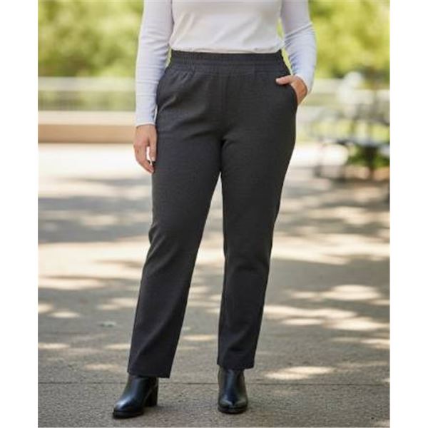Women’s S.C. & Co. Pull-On Straight Leg Pants with Tummy Control, Size 12