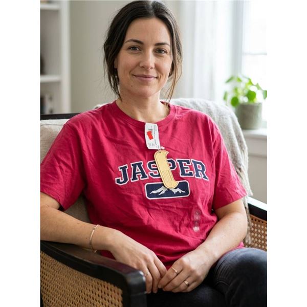 Red Jasper T-Shirt by River Wear with Embroidered Logo