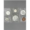 Image 4 : 1963 Canada Coin Set Featuring Elizabeth II Silver Dollar and Denominations
