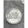 Image 5 : 1963 Canada Coin Set Featuring Elizabeth II Silver Dollar and Denominations