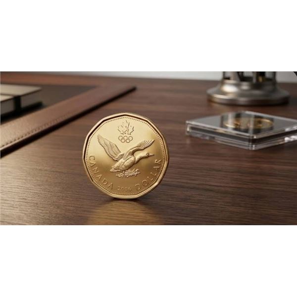 2006 Canada Lucky Olympic Loonie Dollar Coin