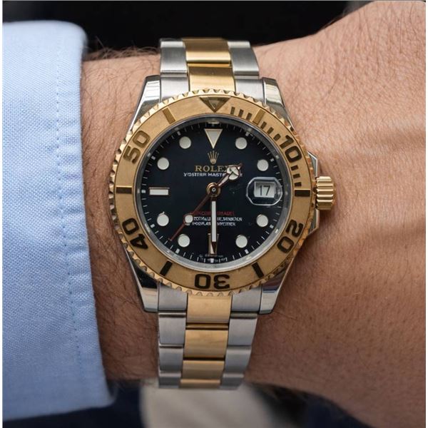 Rolex “STYLE” Oyster Perpetual Yacht-Master Bi-Metal Watch with Reference 16623