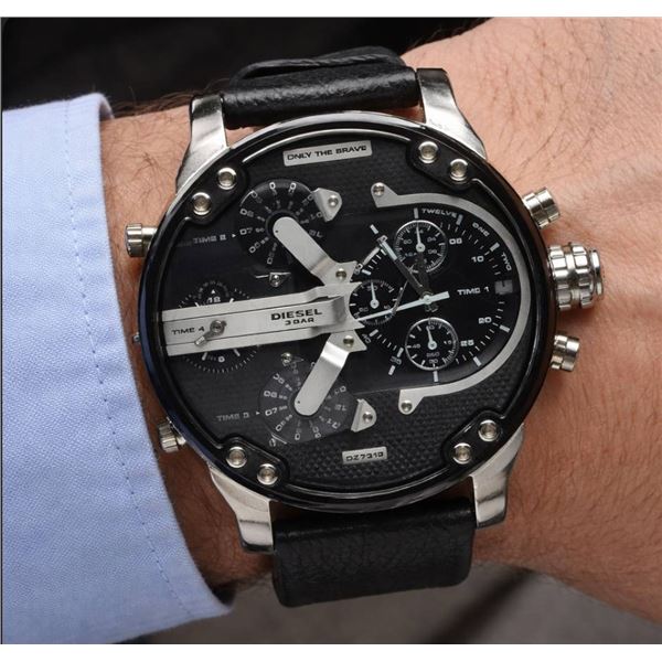 Diesel ‘Only The Brave’ Chronograph Watch 3-Bar Water Resistant
