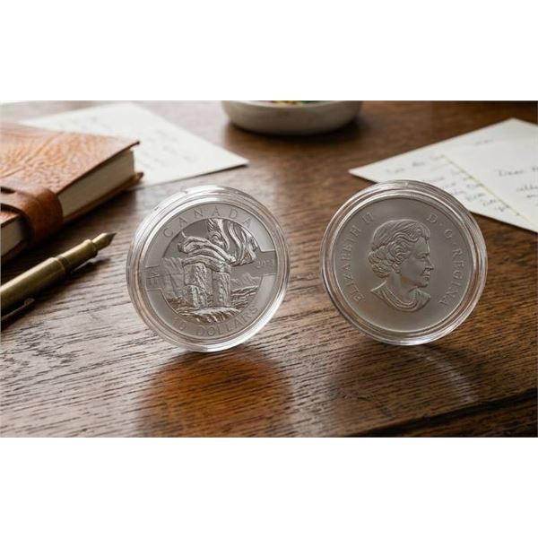 Lot of 1 – 2013 $10 Fine .999 Silver Coin The Inukshuk Design