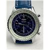 Image 3 : Breitling “STYLE” Navitimer Chronometer Blue Leather Strap Watch