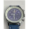 Image 4 : Breitling “STYLE” Navitimer Chronometer Blue Leather Strap Watch