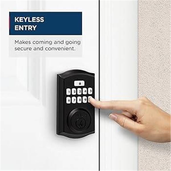 Weiser SmartCode Electronic Keypad Deadbolt With SmartKey Technology