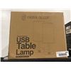 Image 2 : Yarra Decor Touch Control USB Table Lamp, Home Office, 2-Pack