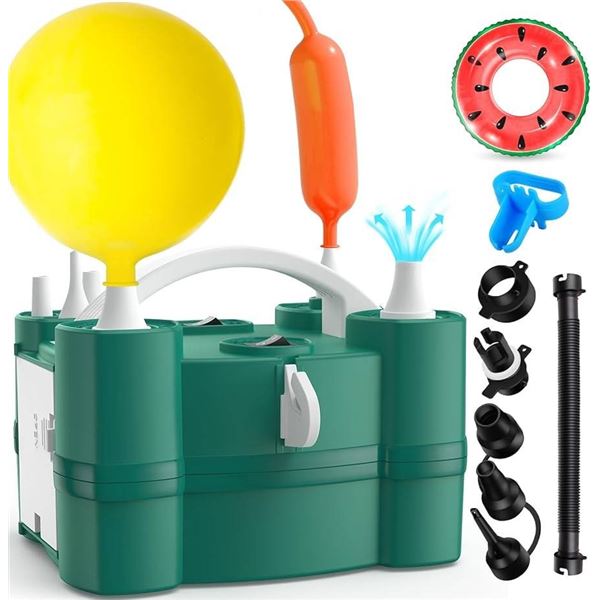 LooLaa 798PLUS Multi-Function Electric Air Pump with Two Motors