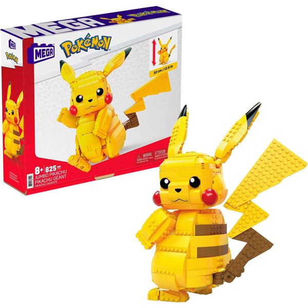 Mega Pokemon Jumbo Pikachu Building Set