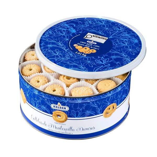 Kelsen Danish Butter Cookies, 1.81 kg Tin